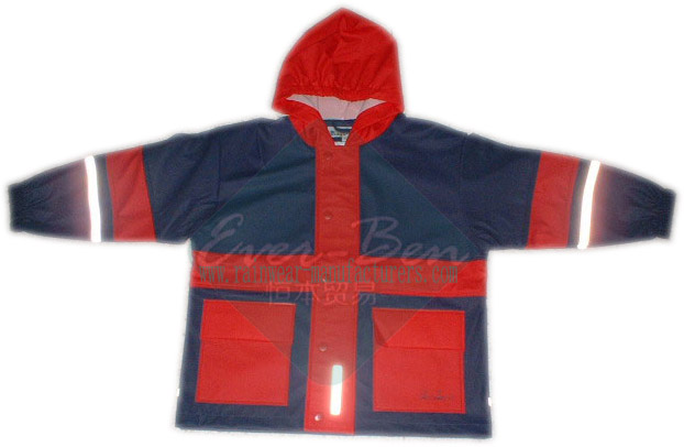 PU toddler raincoat for girls
